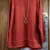 Casual Raglan Sleeve Pocket Sweatshirt