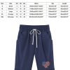 Women‘s Independence Day Knee Length Bermuda Shorts Plus Size Casual Summer Loose Fit Long Shorts Elastic Waist Shorts with Pockets