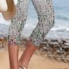 Jersey Floral Vacation Tight Leggings