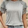 Casual Split Joint Jersey Plain Shirt