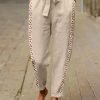 Plus Size Plain Loose Casual Pants