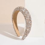 Fashionable Headband Gorgeous Rhinestone Pearl Korean Style Hair Accessory for Ladies Women Girls
