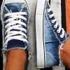 Women's  Canvas Flat Heel Casual Flats Sneakers&athletic  Flats