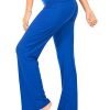 Women's Wide Leg Flared Pants Pants Trousers Black Pink Red Fashion Casual Daily Wide Leg Full Length Comfort Plain S M L XL
