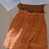 Women's Wide Leg Shorts Faux Linen White Red Blue Fashion Casual Daily Wide Leg Short Comfort Plain S M L XL 2XL